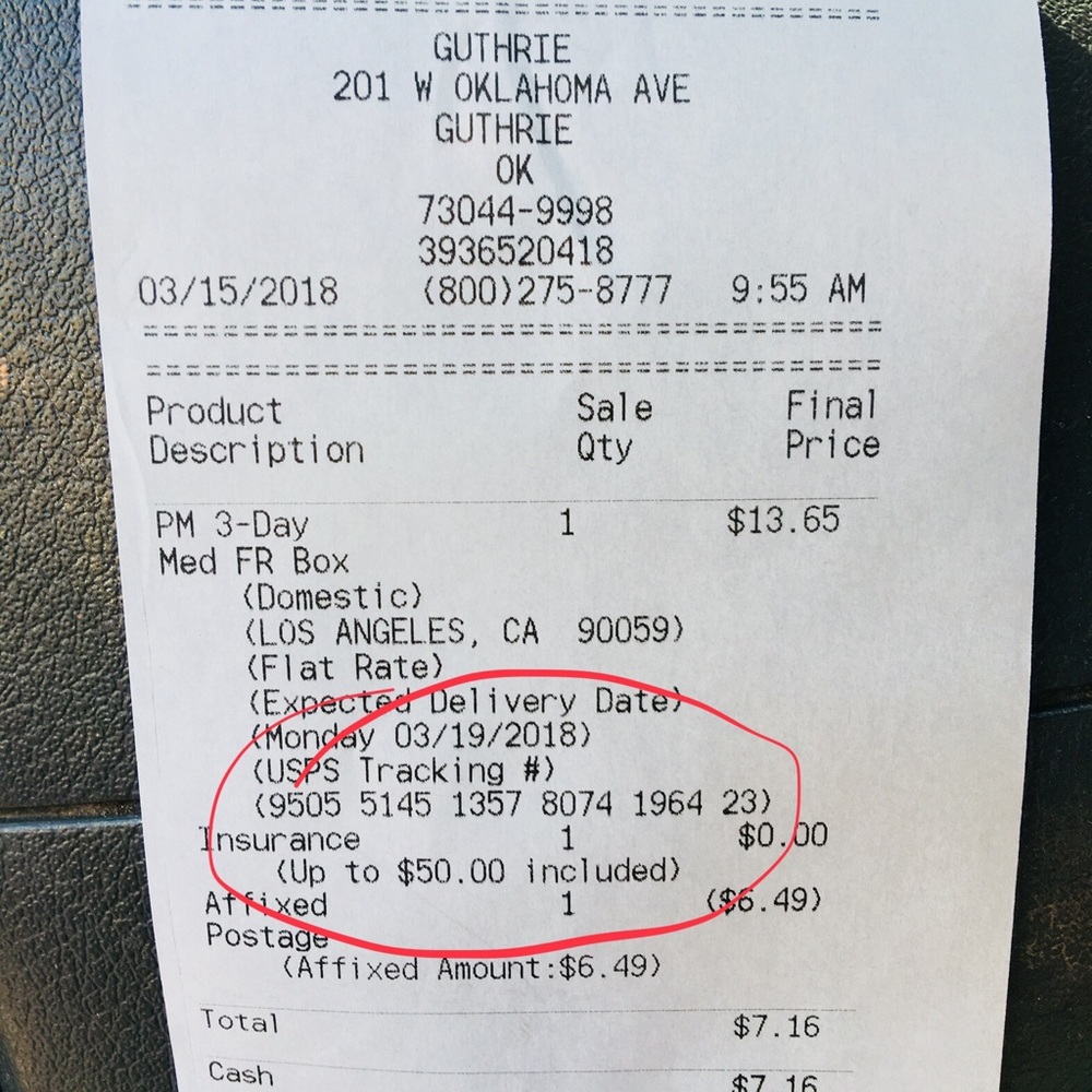 Tracking for trade for @symphony_soul!